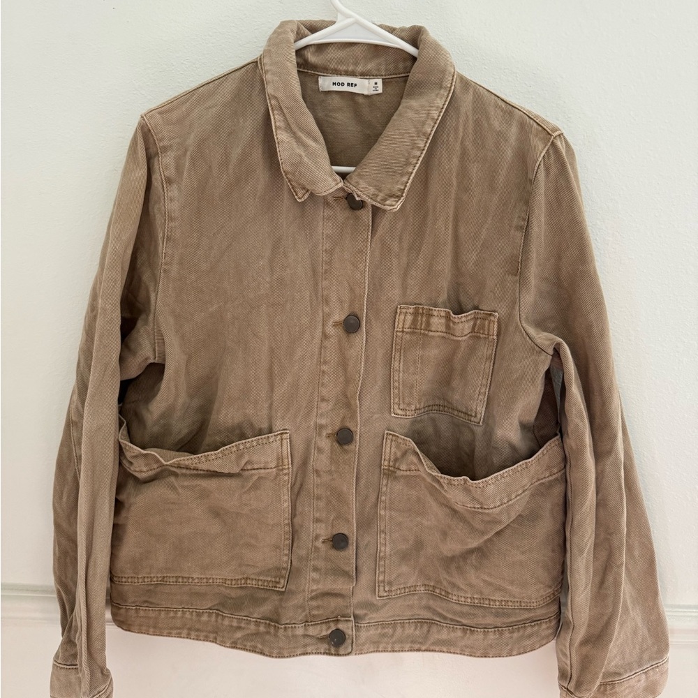 Mod Ref Utility Jacket In Brown - image 1